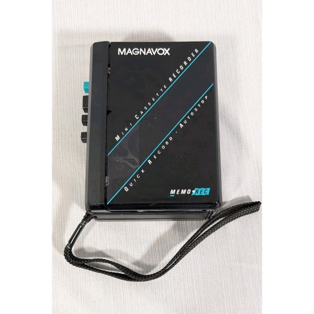 VTG Magnavox Portable Cassette Recorder D6290/17 Tested Working 1990